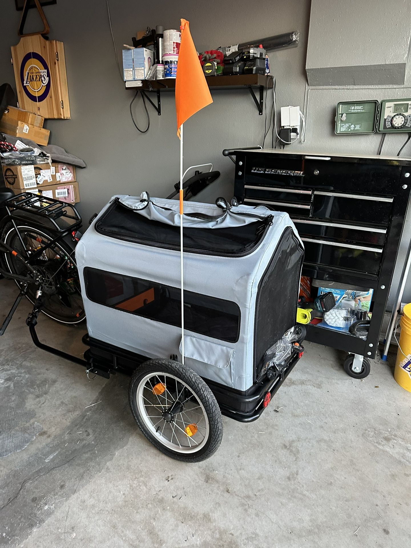 Rad Trailer And Rad Trailer Pet Insert Electric Bike