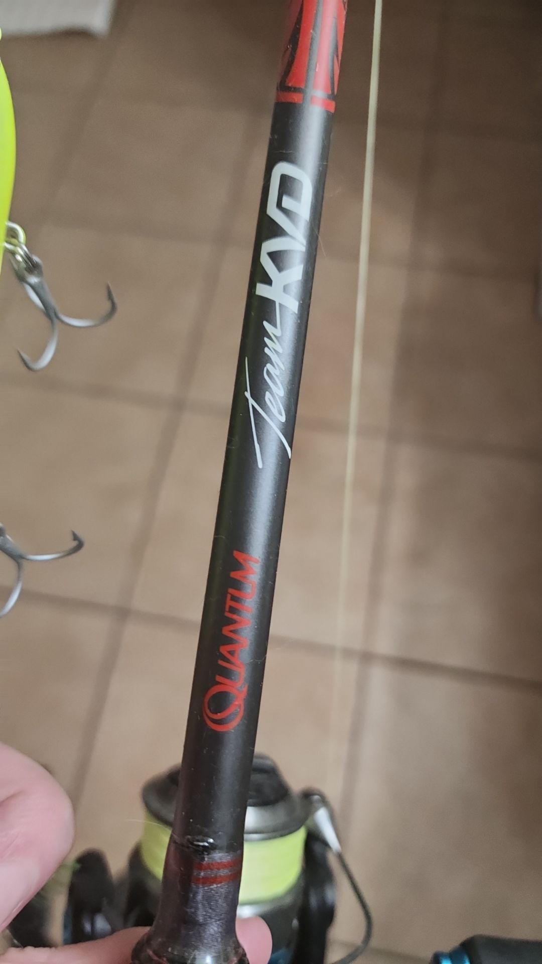 KVD Kevin Vandam fishing rod