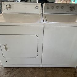 Washer And Gas Dryer Brand Whirpool Heavy Duty Everything Works Well With 3 Months Warranty
