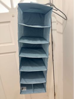 Hanging Closet Organizer Storage Shelves 🩵