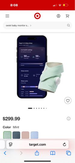 Owlet dream sock