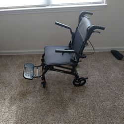 Black Transport Wheelchair
