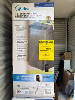Midea 4-in-1 Portable Air Conditioner with Heat