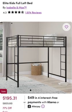 Elita Kids Full Loft Bed