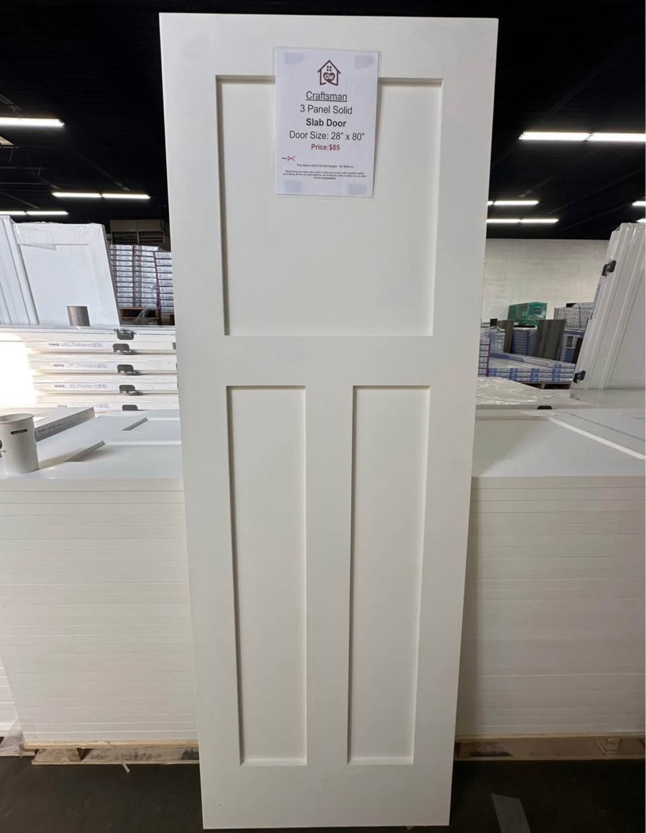 3 & 5 Panel pine slab door Solid Core (puertas de interior) Doors