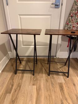 Set of tv tray table