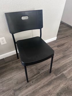 IKEA black chair