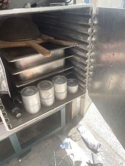 Warming airline aluminum box to keep food warm