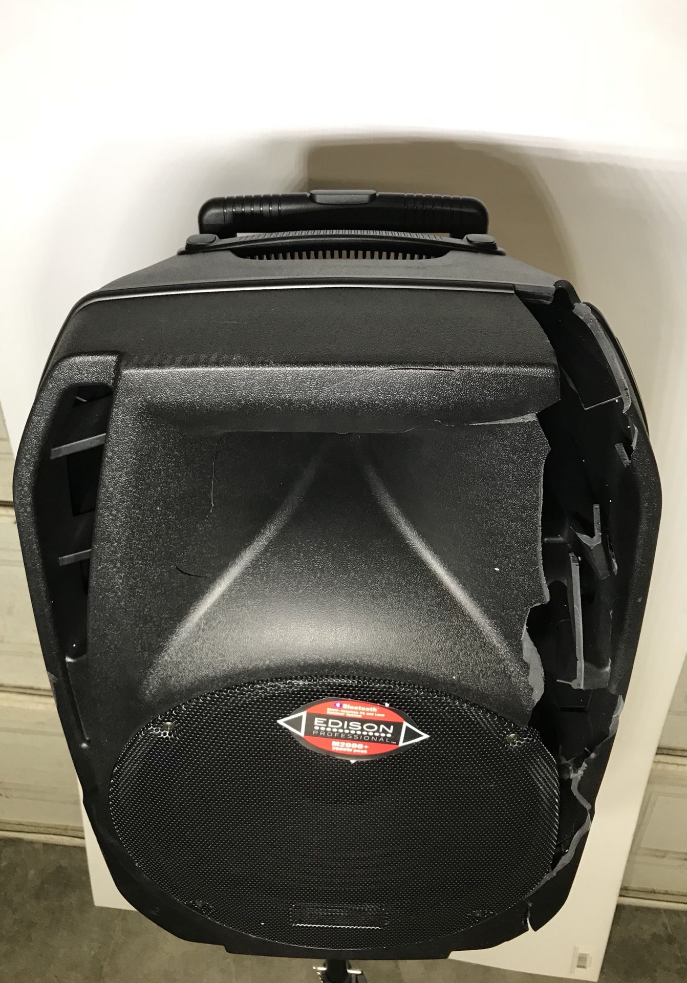 Edison Professional M2000 Plus 15" High Power PA Speaker( Damaged) for