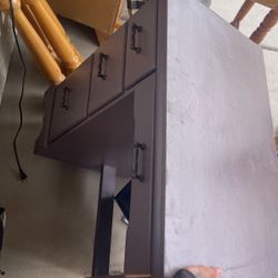 Purple Wooden Tv Dresser 