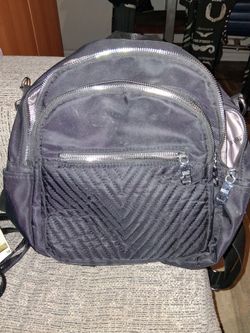 Small Black Nylon Backpack