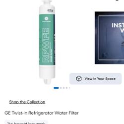 GE RPWFE  WATER FILTER 