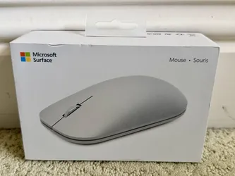 Microsoft - Surface Bluetooth Optical Ambidextrous Mouse - Wireless - Silver
