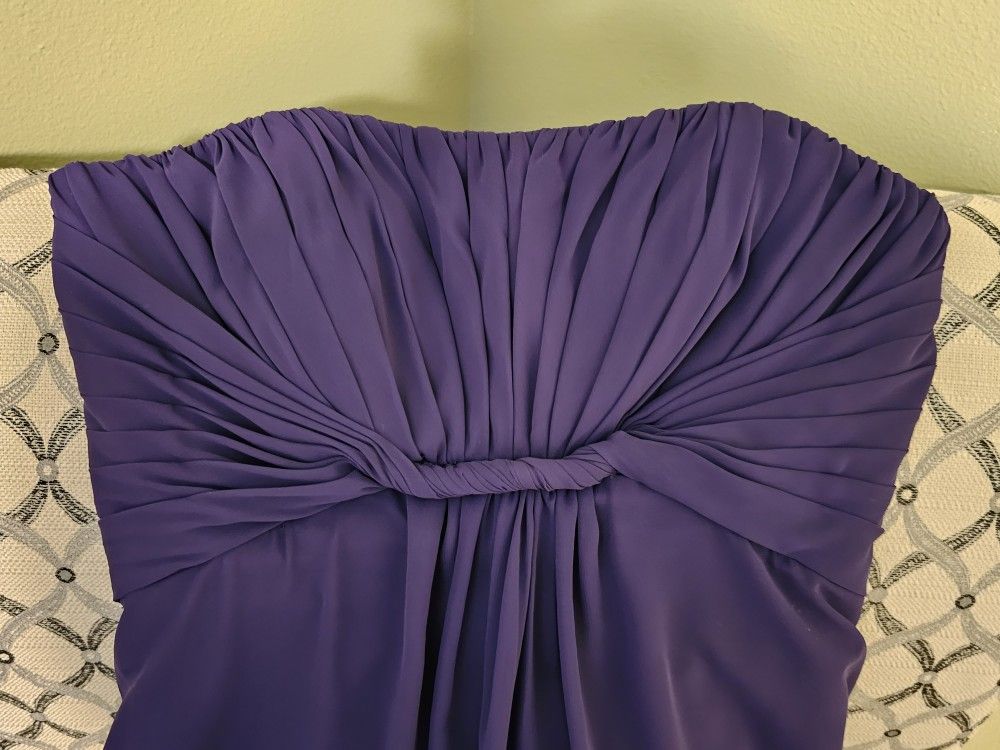 Purple Formal Homecoming Prom Dress - Size 10