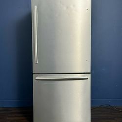 Mora 17.2 cu. ft. Counter Depth Bottom Freezer Refrigerator with LED Interior Lighting - $50 down