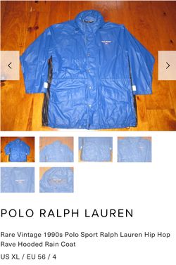 Vintage polo rain jacket