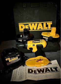 🔥 DEWALT 18V WORKHORSE COMPLETE KIT: DC970 Drill + 3 WORKING Batteries (Including XRP!) + Charger 🔥