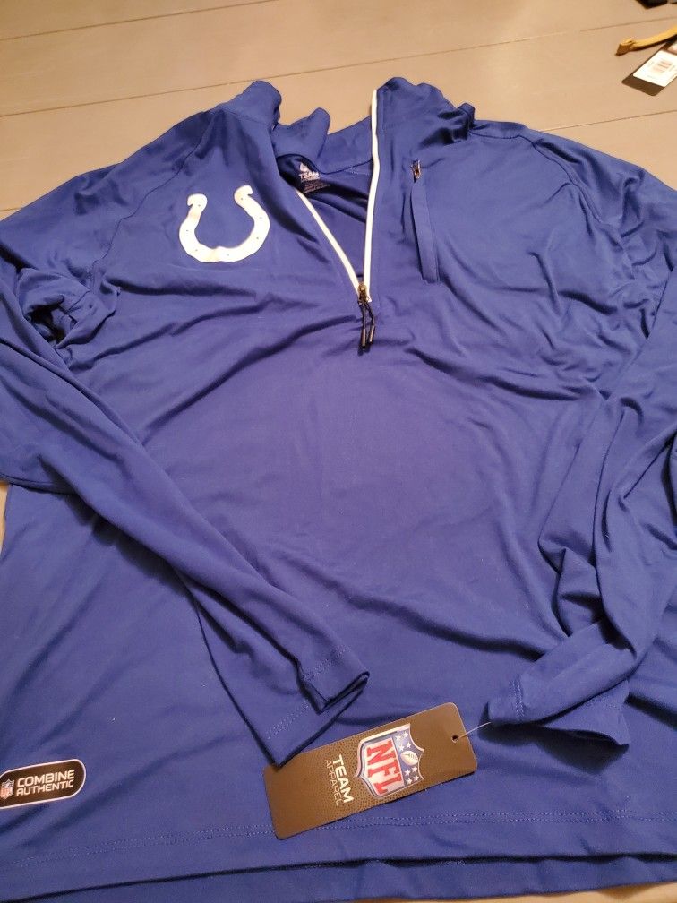 Colts NFL Men's Size Medium Quarter Zip Pullover