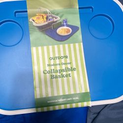 Outdoor Modern Decor Collapsible Basket New $10 Only