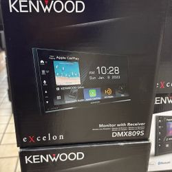 KENWOOD DMX809S eXcelon 6.95-Inch Capacitive Touch Screen, Car Stereo, Wireless and Wired CarPlay and Android Auto, Bluetooth, AM/FM HD Radio, MP3 Pla