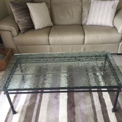 Matching glass tables