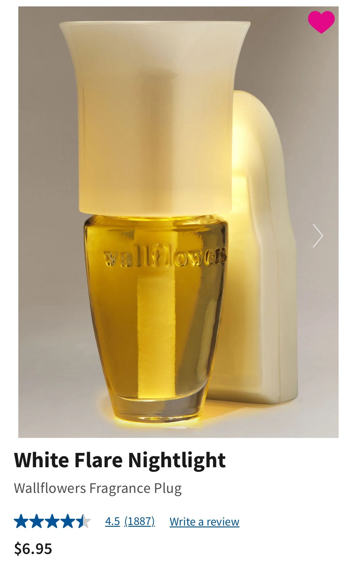 Wallflowers White Flare Nightlight x9 & White Flare x1 (BUNDLE OF 10)