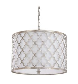 Capital lighting Ellis 14” 3 Light Medium E-26 Base Incandescent Pendant in Antique Silver