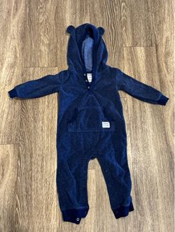 Carter's Baby Hooded Bear Ear Jumpsuit