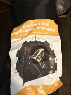 Baby crib cover blackout tent