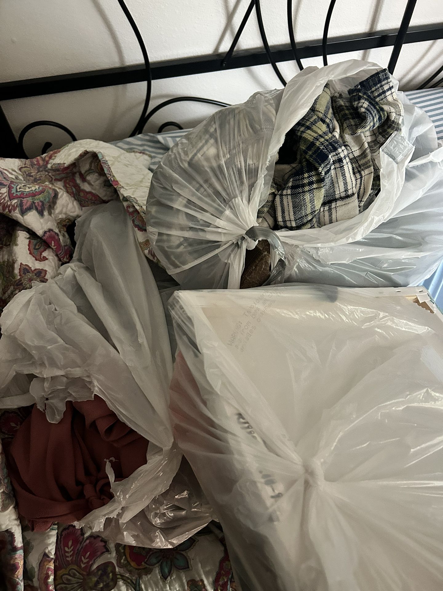 bags of clothes