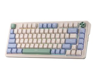 NIB. Redragon K673 PRO Wireless 81-Key RGB Gasket Gaming Keyboard, Scroll Knob Multi-Function Control Wheel
