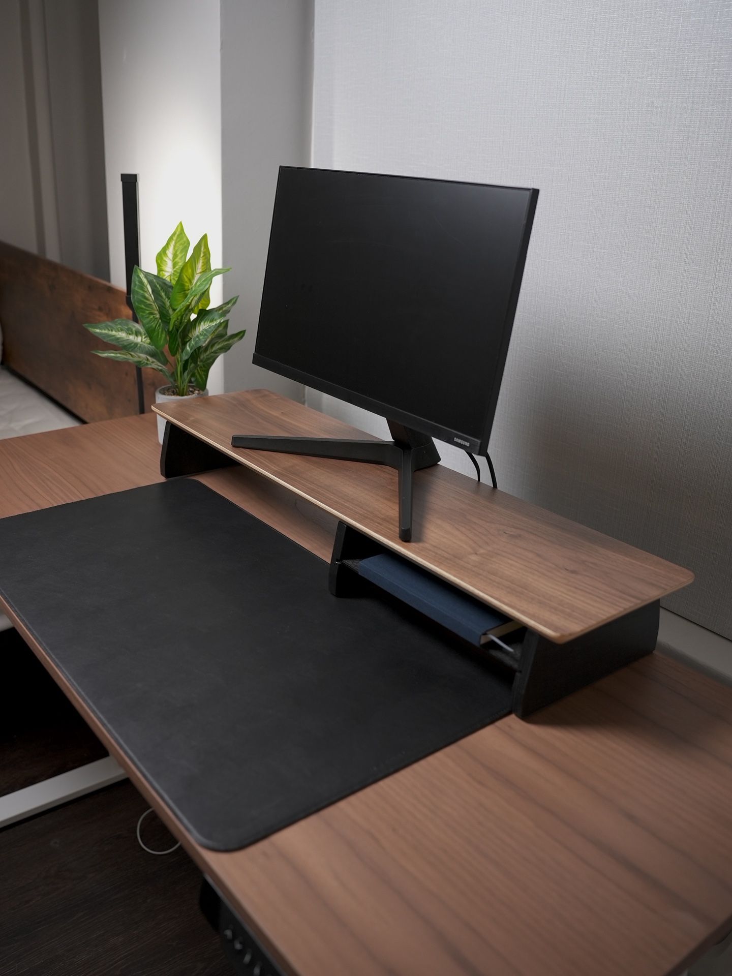 Open Box/New - Raico Walnut Desktop Riser (36”)