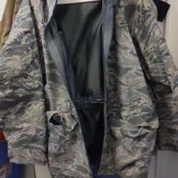 AF military Issue rain parka
