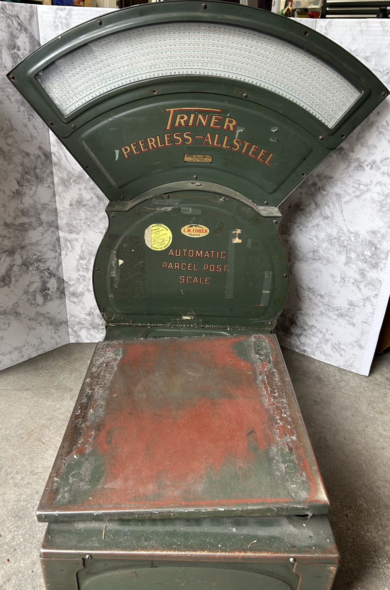 Printer Peerless-Allsteel Vintage Postal Scale