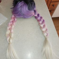 Secret Collection Hair Sense Wig Blonde Braids & Dyed