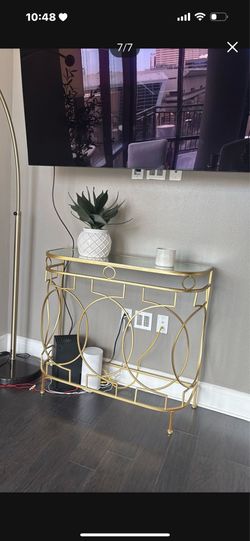 Gold Wall Table . PICK UP ONLY
