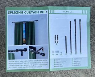 Splicing Curtain Rod