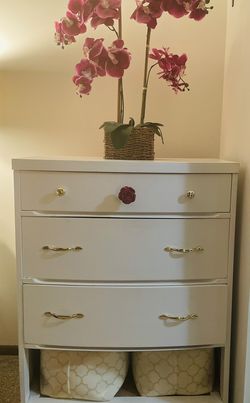 AVAILABLE NOW! White Refurbished Dresser