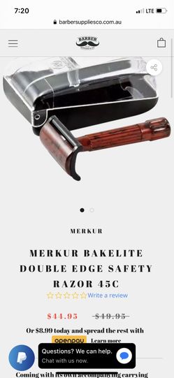 Merkur Travel Razor New
