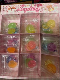 Mini Dumpling Squishy Keychain