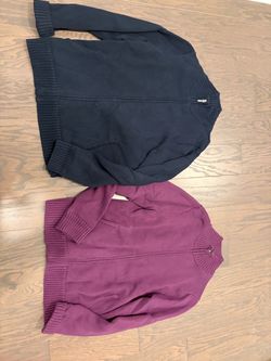 LL Bean women’s flannel lined jackets, size small