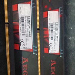 2x8gb DDR4 Ram