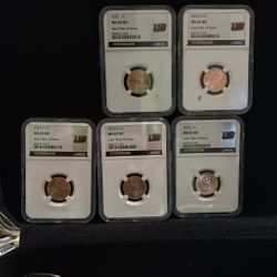 2025 Ms65/66 Last Year Of Issue 1 Cent