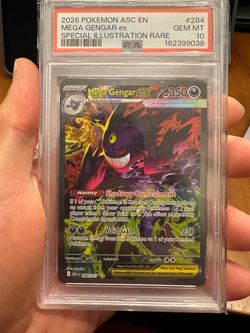 Mega Gengar ex 284 PSA 10 Ascended Heroes Pokemon