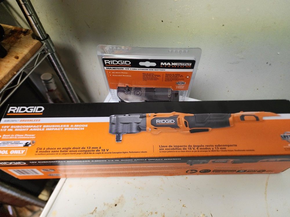 Ridgid 18V Brushless Cordless SubCompact 1/2 Right Angle