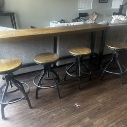 Bar Table With Stools