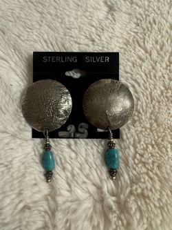 Sterling Silver/ Turquoise Earrings