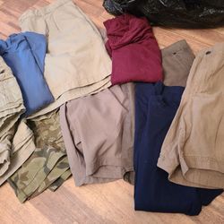 8 Pairs Of Mens Shorts And 3 Shirts SIZE 42 And 44