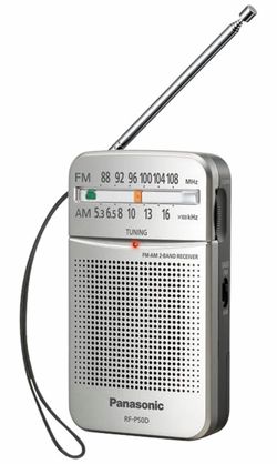 New Panasonic RF-P50D Pocket FM/AM radio