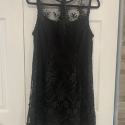 LBD Little Black Dress w/lace Overlay 